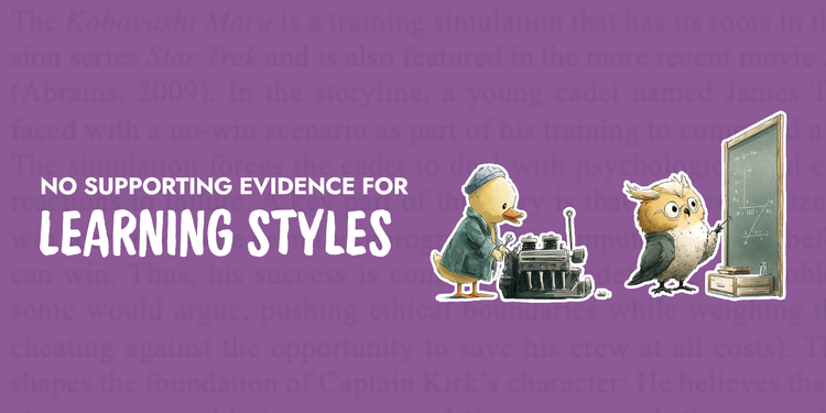 Decades of Research Find No Support for Learning Styles